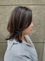 サル(saru)&nbsp;#顔周りカット × #ウルフレイヤー