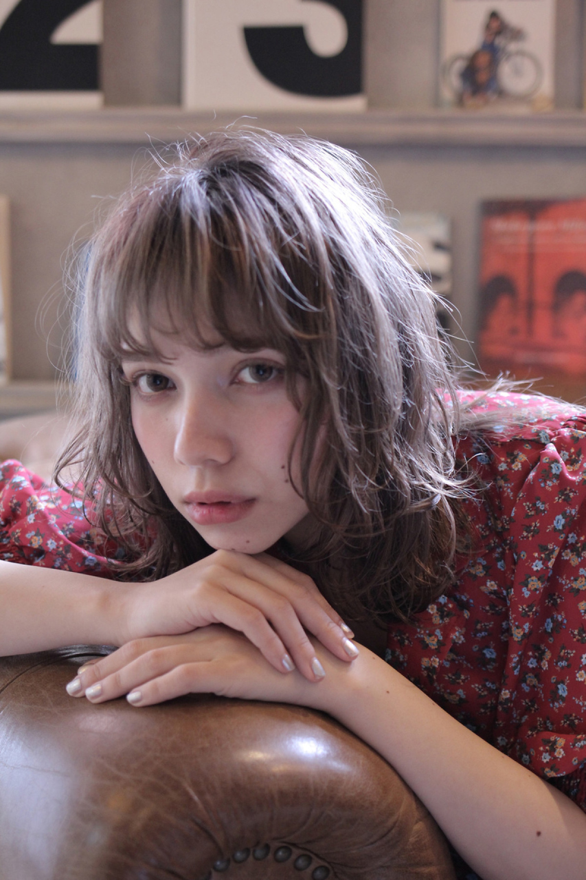 透け感たっぷりアッシュベージュ