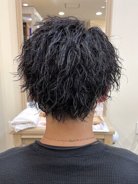 アルターリール(aL ter Rire) 韓国マッシュ/スパイキーショート/ブルーブラック[鎌取］中村