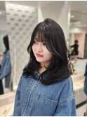 《chii》レイヤーカット/レイヤーミディアム/ナチュラルブラック
