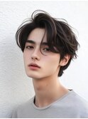 20代30代メンズセンターパート清潔感ビジネス好感度モテ髪
