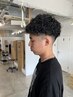 【学割】Men’s ハードパーマ(トリートメント+cut付き) ¥15500
