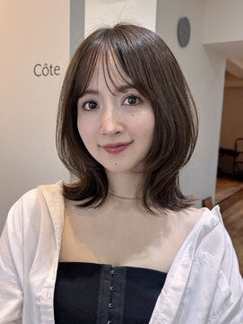 コート 表参道(Cote) 美髪20代30代40代似合わせ顔まわり前髪カット骨格補正レイヤー