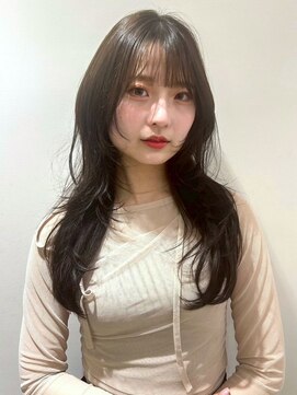 アイウィル(Ai WilL) 顔周りカット 暗めカラー レイヤーカット  オリーブベージュ