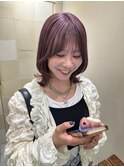 ラベンダーアンブレラカラー ブリーチ2回