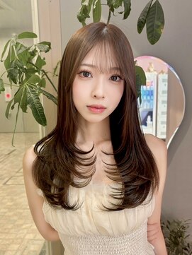 クム(kumu) 【kumu】 ロングレイヤー/顔周りカット/栄/名古屋