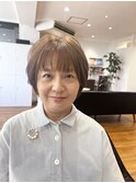 60代女性ショートカット