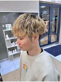 ハイトーンメンズマッシュツイストスパイラル