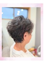 エオン(eon)&nbsp;ショートアシンメトリーパーマ