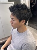 ●束感スパイキーショート