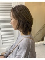 ソイクフ 高田馬場店(SOY-KUFU) 20代30代40代◎小顔に見えせる似合わせカットオリーブグレー