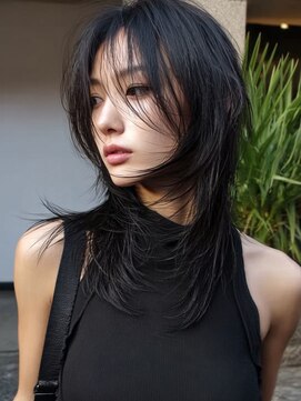 池袋駅/ブリーチ/ダブルカラー/縮毛矯正/レイヤーカット/韓国