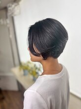 ヘアメイク フィリックス 板宿店(HAIR MAKE FELIX)&nbsp;黒髪/ショート/ボブ/ショートボブ/前下がり/再現性の高いカット