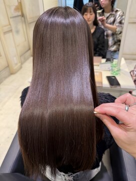 アソビ 表参道(ASOBI) ブリーチなしダブルカラー ココアブラウン