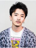 王道アップバングショート