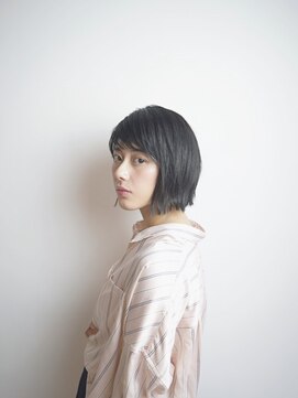 メゾンドイギー(MAISON de IGGY) 【IGGY表参道】ダークカラー外ハネボブ ワイドバング