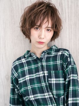 ブルネッタ(Brunetta) 細束感×ふわくしゃルーズな大人めガーリーマッシュ☆