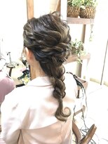 ロカット サロン(Roquat Salon)&nbsp;大人あみおろしアレンジ【ヘアアレンジ  立川/立川南/八王子】