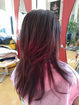 ヘアブースぶるーむ グラデーションレイヤースタイル