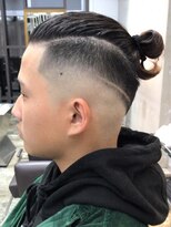 ガズル ハラジュク(GUZZLE HARAJUKU)&nbsp;メンズ　スキンフェードカットマンバン