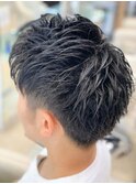 束感ツーブロック☆