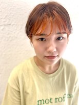 インビテーション(invitation) 【invitation】ブリーチ・オレンジバングカラー・フロントカラー