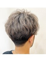ヘアーミックス ニット(hair mix nitt)&nbsp;1回ブリーチツーブロックグレージュ