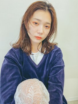 ガーランドウメダ(Garland umeda) ワンカールで決まる！伸ばしかけミディアムヘアー◎ 担当　垣内3