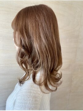 ヘアアンドスパ リコ(Hair&Spa Rico By LikkleMore) 大人かわいいベージュブラウン|ハイトーンカラー/ことりベージュ