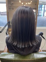 ヘアーサロン リバース(Hair Salon Rebirth)&nbsp;【防府/Rebirth】ダークグレー　ハイライト