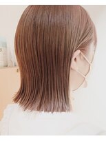 スタイル 袋町(STYLE)&nbsp;ぱつっとボブ × オレンジベージュ