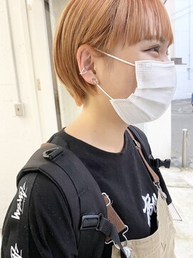 エマ 谷山店(EMMA) マッシュショート　ショートヘア　ダブルカラー