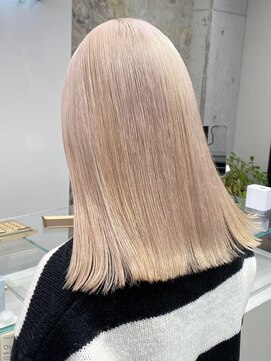 ソル ジングウマエ(SOL JINGUMAE) ミルクティーベージュダブルカラーケアブリーチインナーカラー