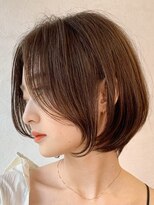 ロンドブルーム 天神大名店(Lond Bloom)&nbsp;大人ショートボブショートカットココアアッシュくびれミディ