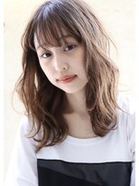 ヘアアンドメイク シークネクスト(HAIR&MAKE SeeK NEXT)&nbsp;【SeeK NEXT】ヌーディーベージュ×ゆるふわボブディ