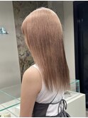 ミルクティーベージュローライトインナーカラーハイライト