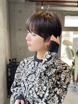 20代30代40代50代/丸みショート/クビレ/前髪あり/表参道