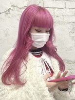 ハチ(HACHI)&nbsp;ブリーチカラーでgirlyに♪キャンディーピンク！