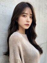 チュチュ(chuchu)&nbsp;韓国レイヤー/韓国風/セミディ/ブリーチなし/顔まわり