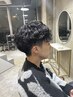 【メンズカット☆イメチェン】カット+パーマ+3stepTR ￥8980