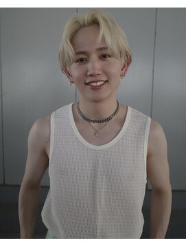 レコ 渋谷(LECO) ホワイトブロンドヘア