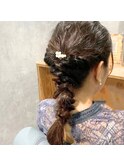 お呼ばれヘアに＊あみおろしの ユルカワstyle♪
