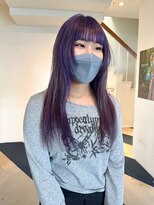 ラパンセノアール(LA PENSEE NOIR)&nbsp;パープルカラー×ロング