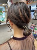 結婚式お呼ばれアレンジ/ゆるふわアレンジ/タイトアレンジ