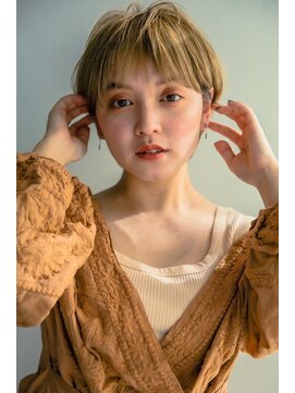 ルス 立川(LUZ) 【LUZ立川】マッシュショート＋ミルクティーベージュ★New Open