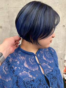 モリオ(morio) ＊愛されかわいいグラデーションボブアンブレラカラー30代40代1