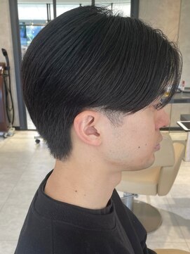 カインド 南青山(hair&make up KIND) 刈り上げセンターパートニュアンスデザイン刈り上げショート