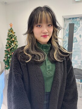 ギグスダブル 栄店(gigs double) インナーカラー/レイヤーロング