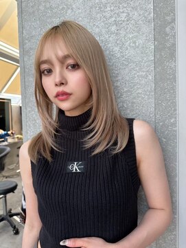 ロンド レア 天神大名店(Lond Le’a) メルティカラー/ウェーブミディアム /似合わせカットスタイル