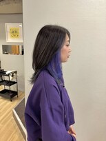 ループ バイ エスポワール(LoooP by Espoir)&nbsp;パープルインナーカラー　ミディアム